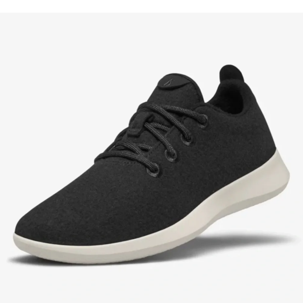 Allbirds Wool Runners Black Merino Wool Sneakers Women’s Size 8